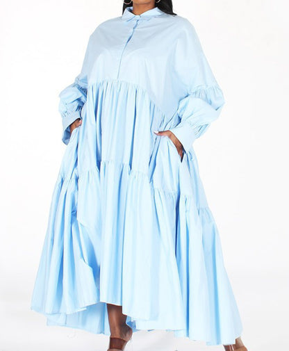 QUELLA PAPER BAG DRESS