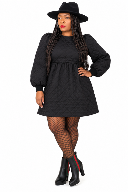 QUILTED DEON DRESS