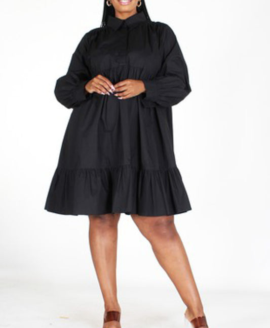 SHERRY OVERSIZED SHIRT DRESS
