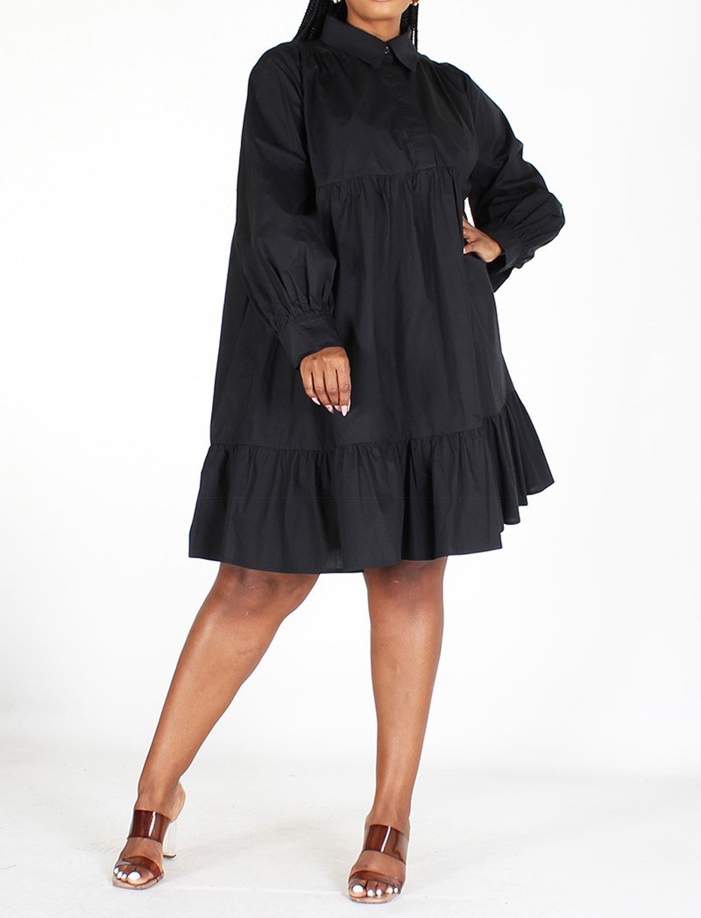 SHERRY OVERSIZED SHIRT DRESS