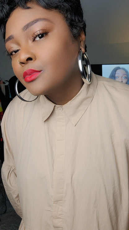 QUELLA PAPER BAG DRESS