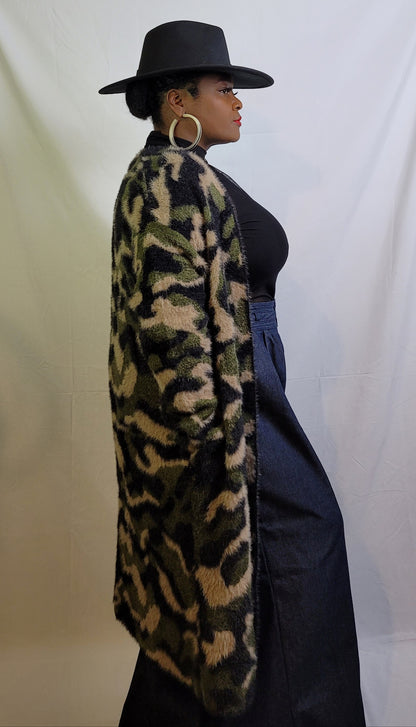 LOLA CAMO CARDIGAN