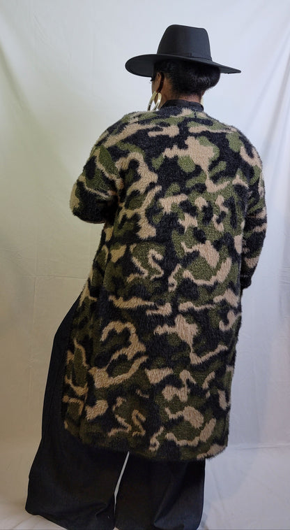 LOLA CAMO CARDIGAN
