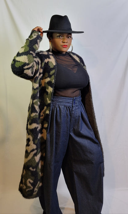 LOLA CAMO CARDIGAN