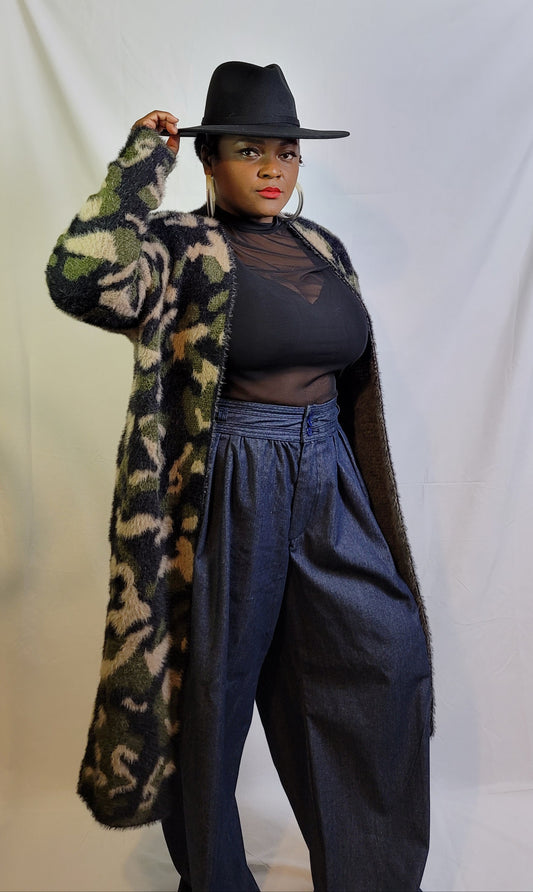 LOLA CAMO CARDIGAN