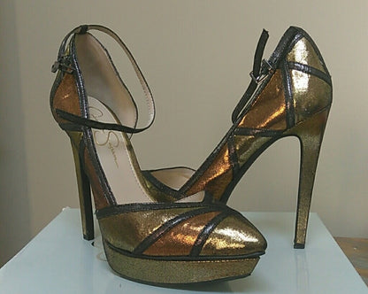 METALLIC JESSICA SIMPSON PLATFORM