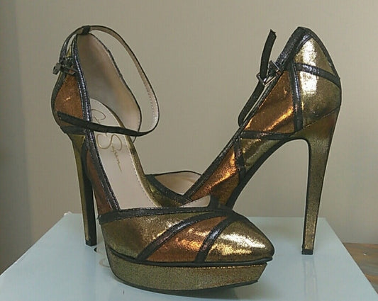 METALLIC JESSICA SIMPSON PLATFORM