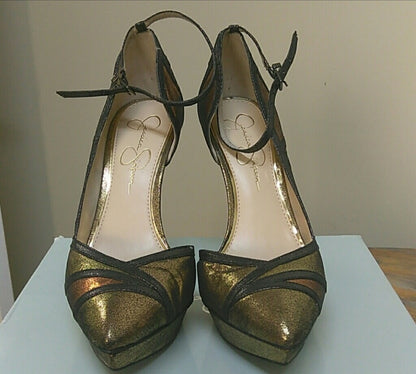 METALLIC JESSICA SIMPSON PLATFORM