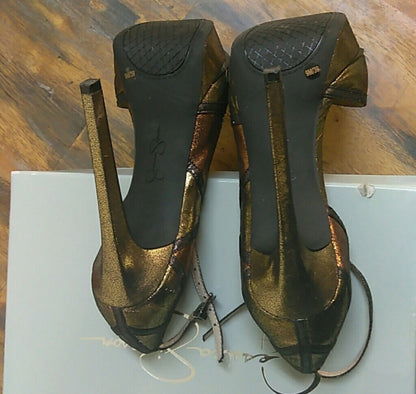 METALLIC JESSICA SIMPSON PLATFORM